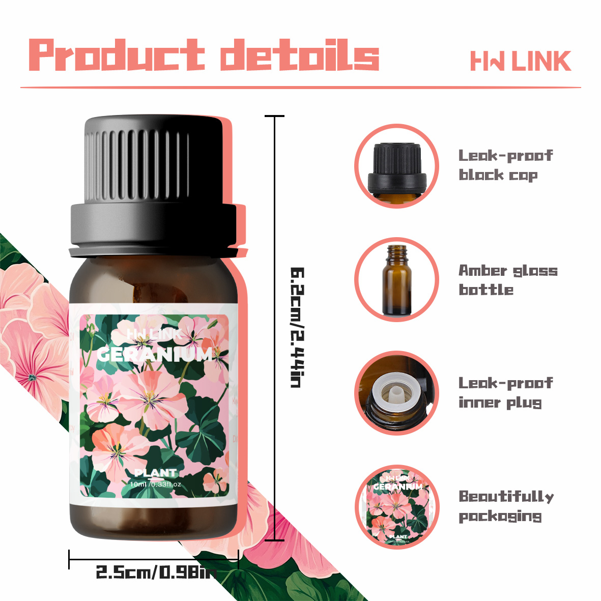 Oli Essenziali di Geranio 10ml - Home Fragrance Gift recensione e prezzo